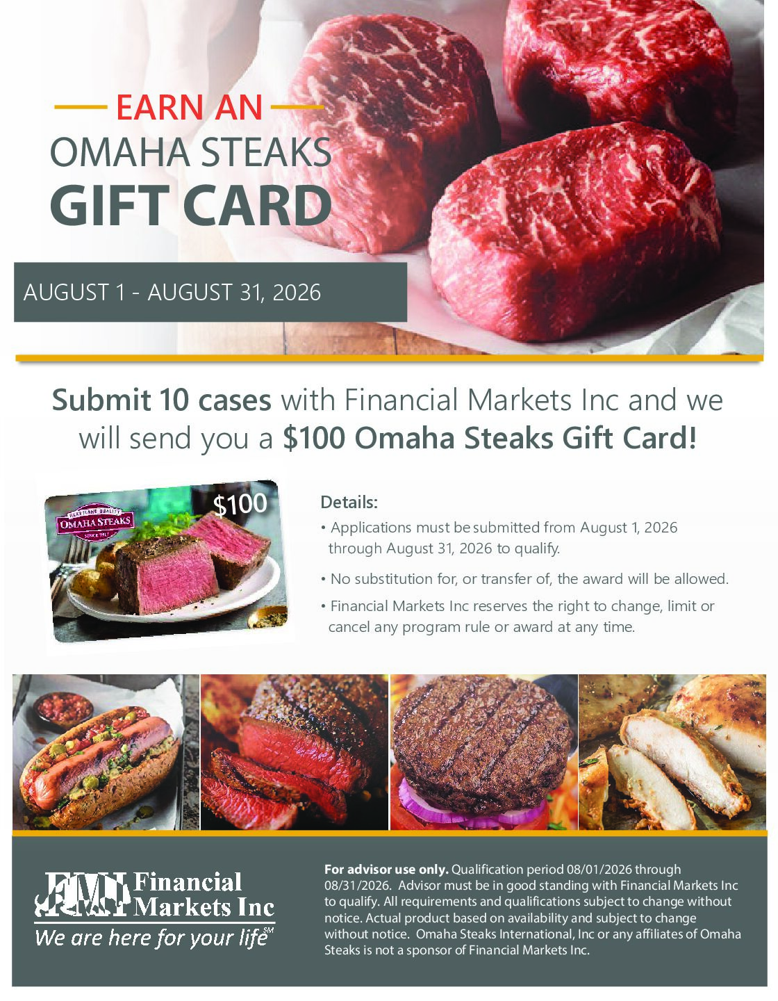 We want to Treat You to Dinner!